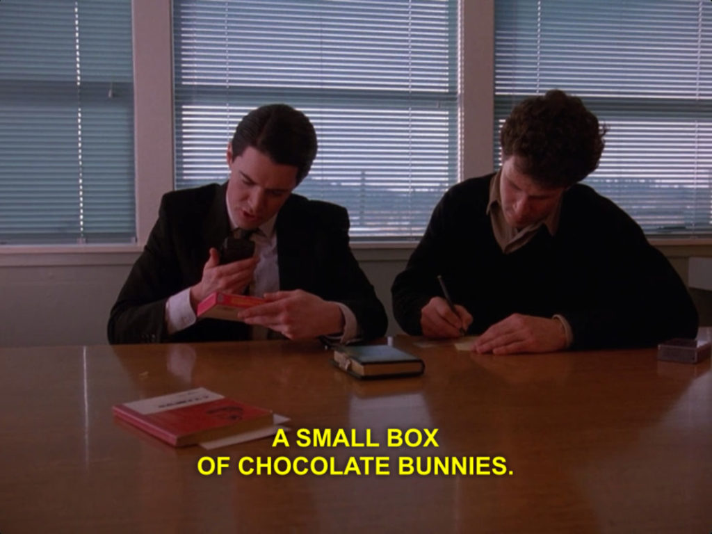 Cooper and the box of bunnies