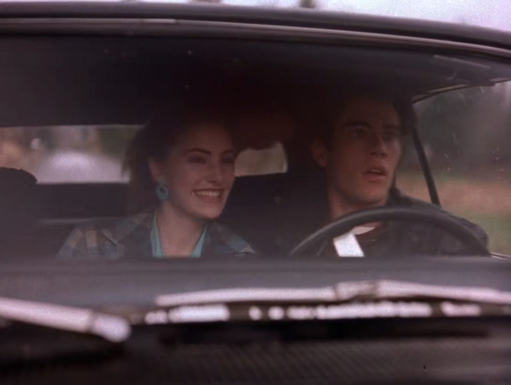 Shelly Johnson and Bobby Briggs driving home