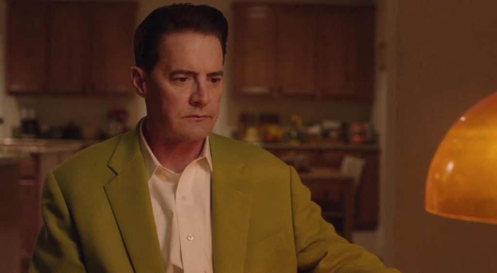 Dougie Jones at the dining room table