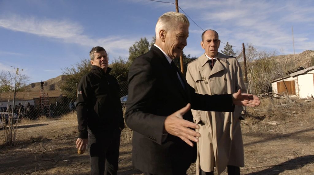 Peter Deming, David Lynch and Miguel Ferrer talking