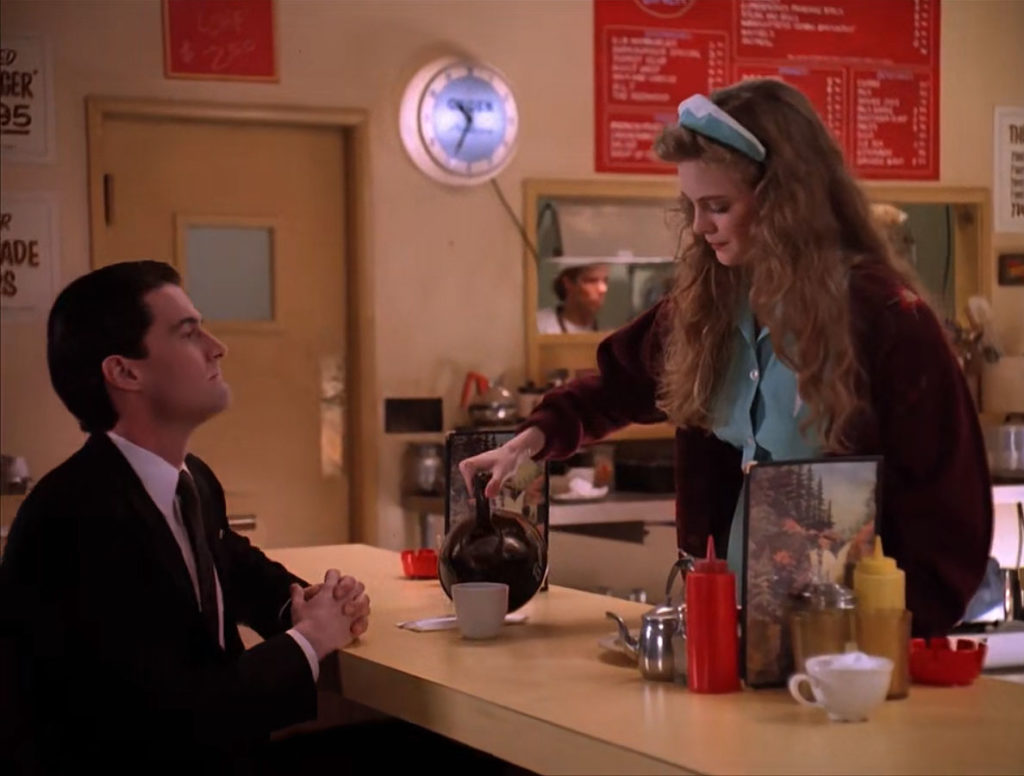 Dale Cooper and Annie Blackburn at the Double R Diner