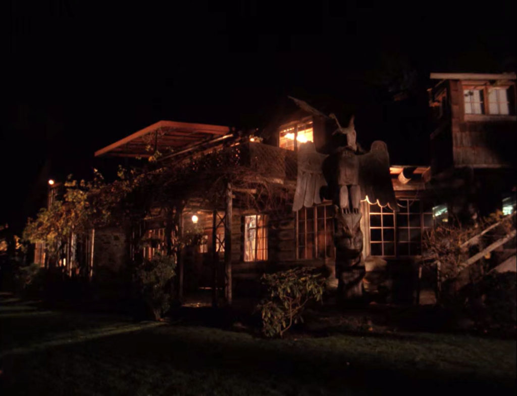 Blue Pine Lodge at Night in Episode 2004