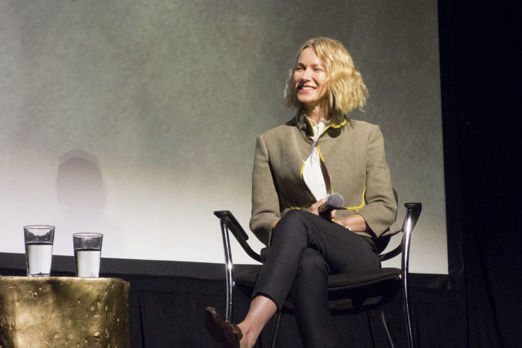 Naomi Watts on stage at Festival of Disruption 2018