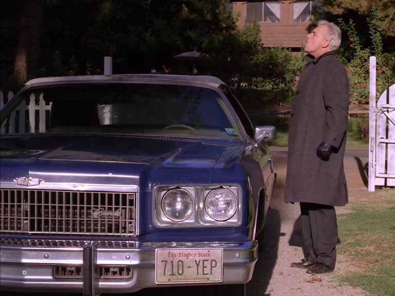 Leland Palmer next to his car