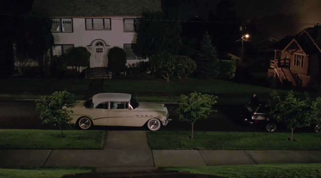 Donna Parking her car outside the palmer house