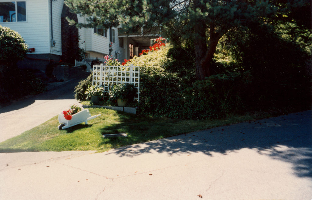 Bushes by Palmer House where Laura Palmer runs after finding Bob in her bedroom.