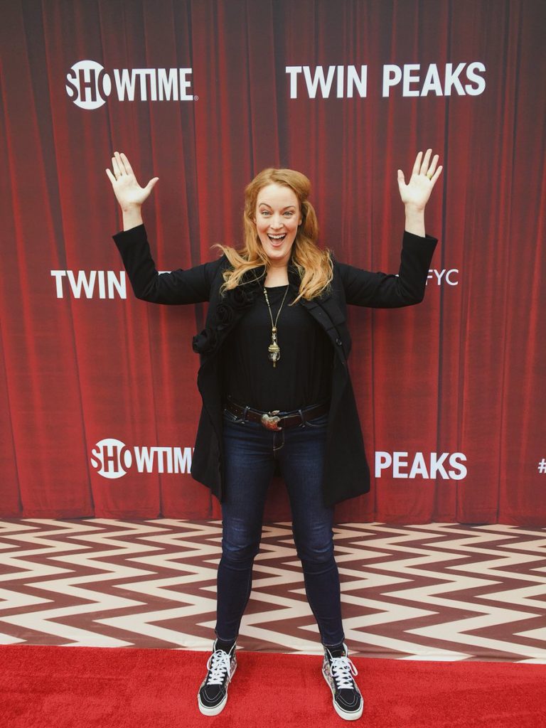 Adele Rene on Red Carpet at the Showtime FYC Emmys 2018 Event for Twin Peaks