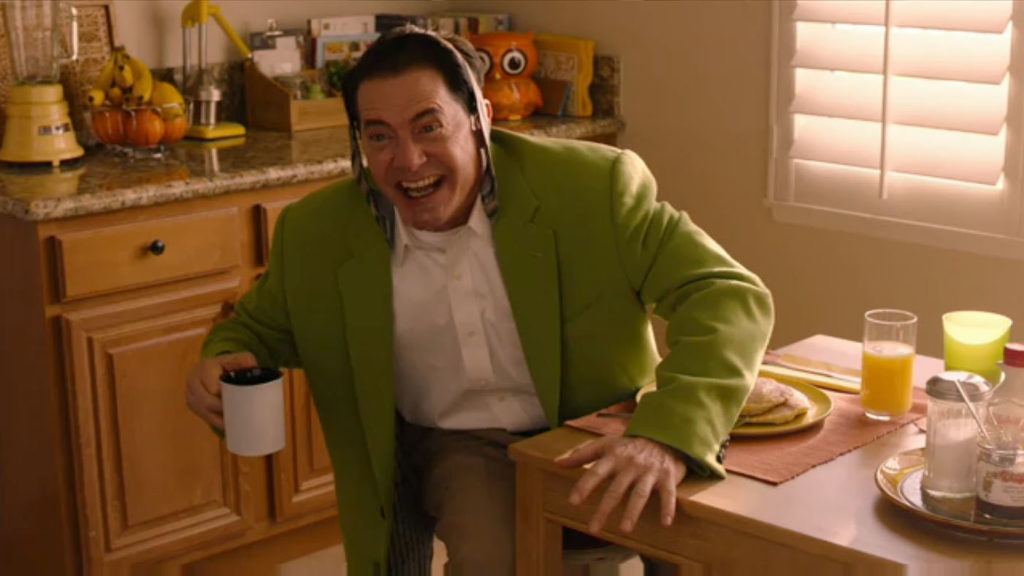 Dougie Jones after drinking coffee at the breakfast table