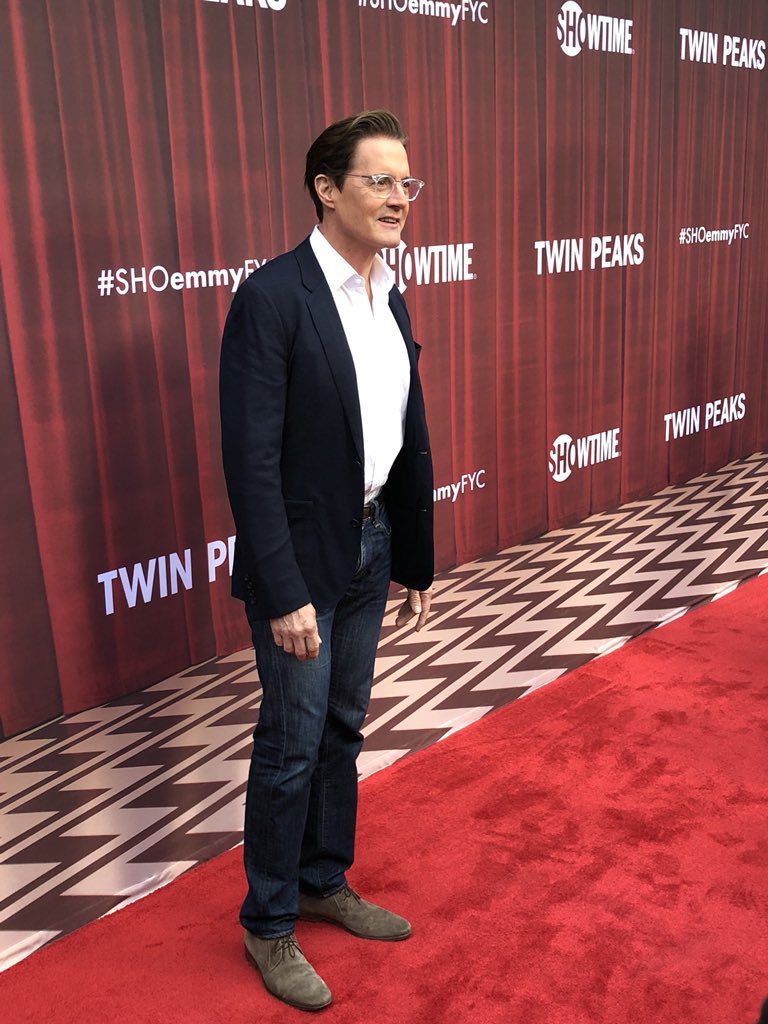 Kyle MacLachlan on the Red Carpet at the Showtime FYC Emmys 2018 Event for Twin Peaks