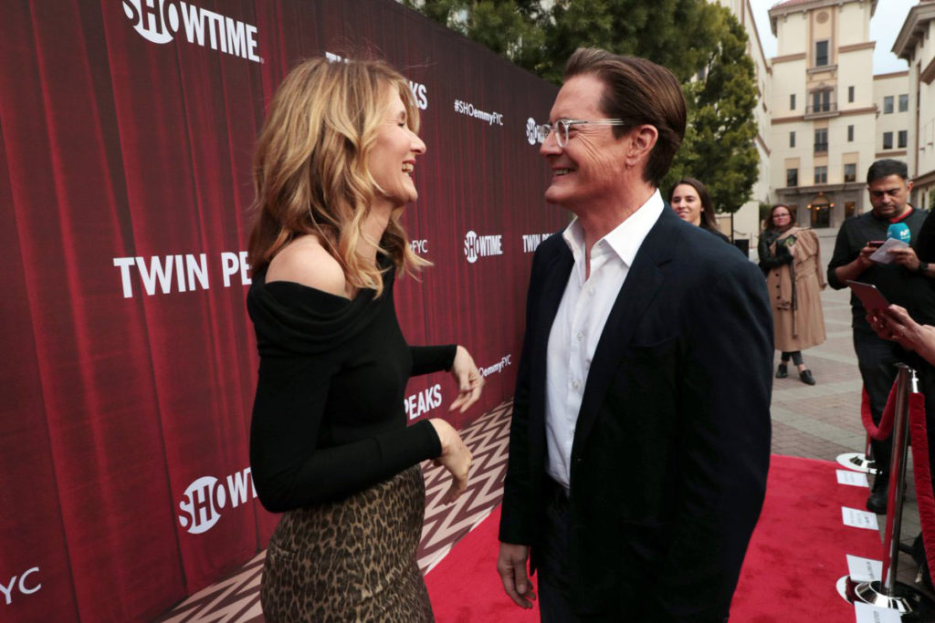 Laura Dern and Kyle MacLachlan at the Showtime FYC Emmys 2018 Event for Twin Peaks