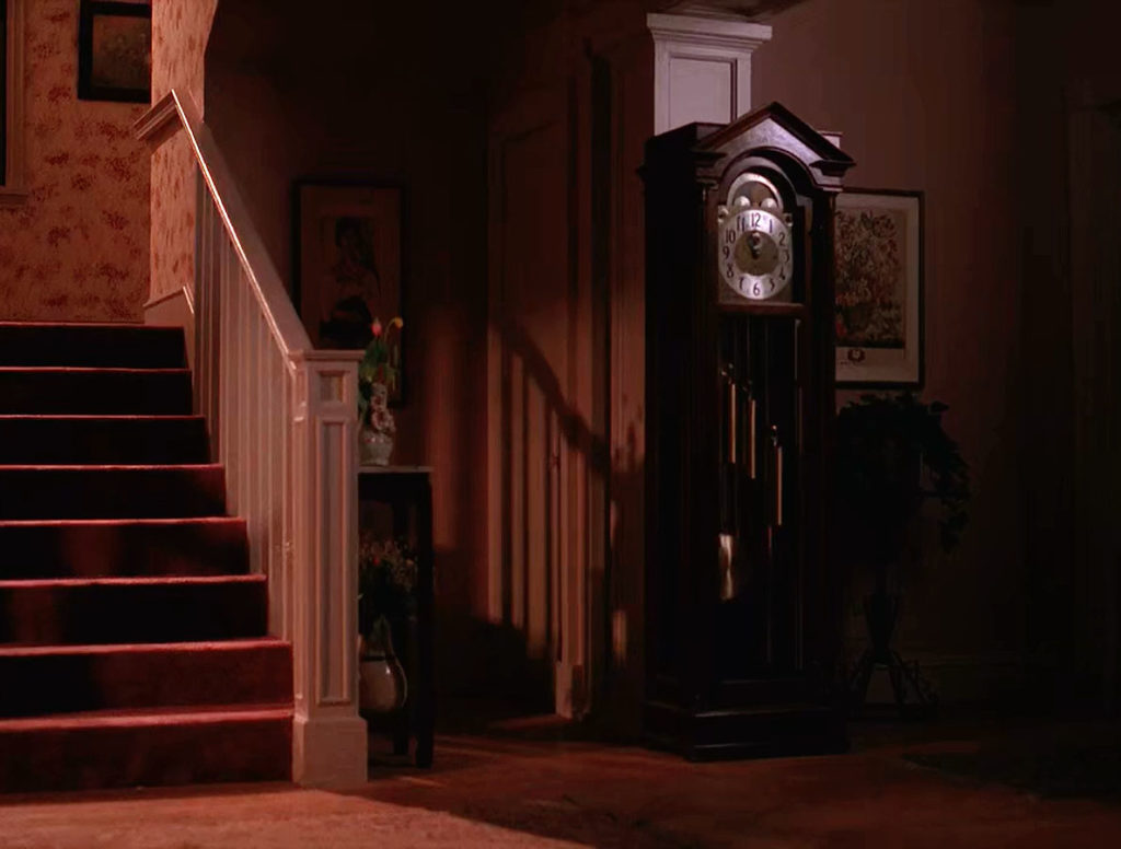 Grandfather Clock by stairs