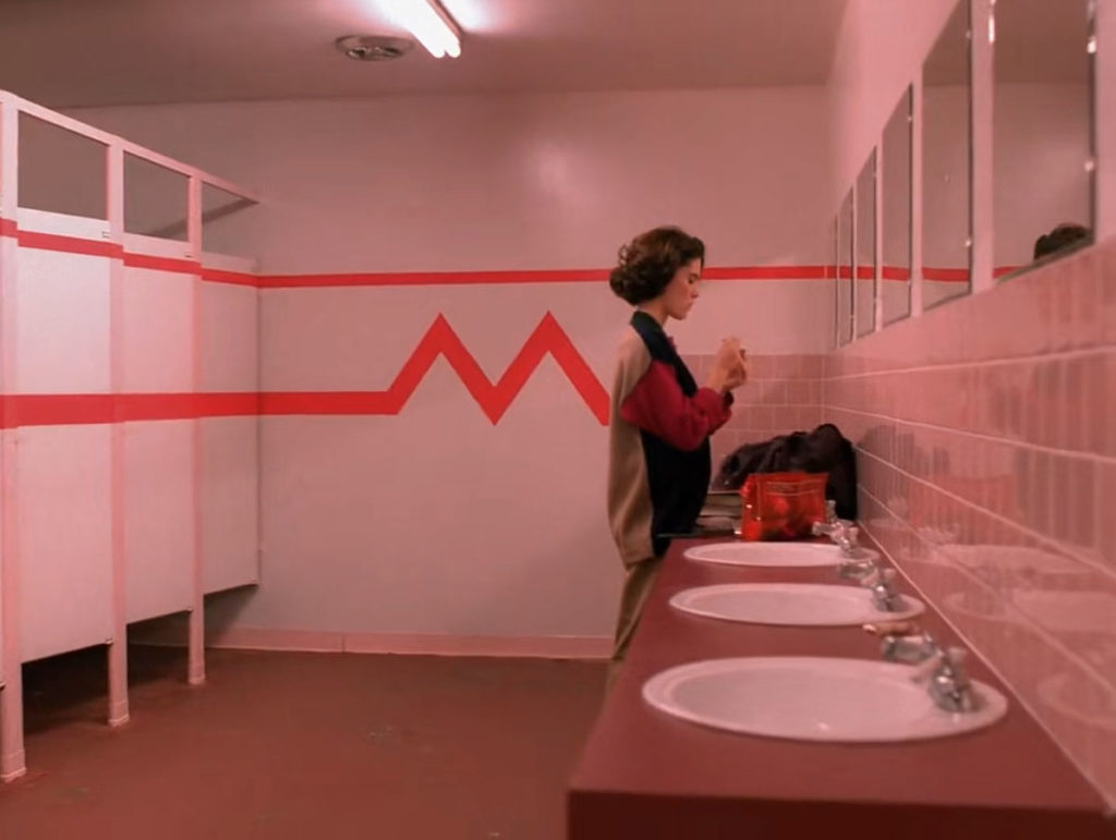 Donna in the Bathroom from Episode 1004