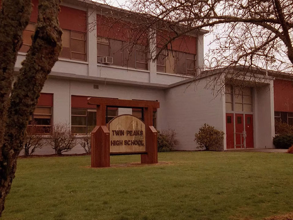 Twin Peaks High School from the Pilot Episode and Seasons 1 & 2.
