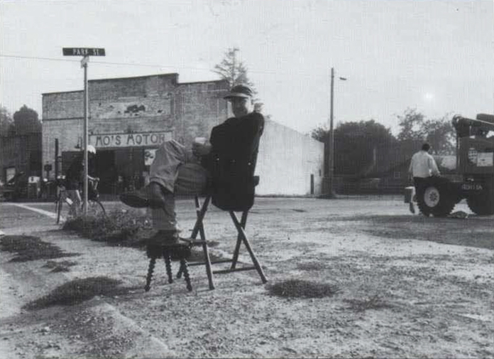 David Lynch on location for Fire Walk With Me