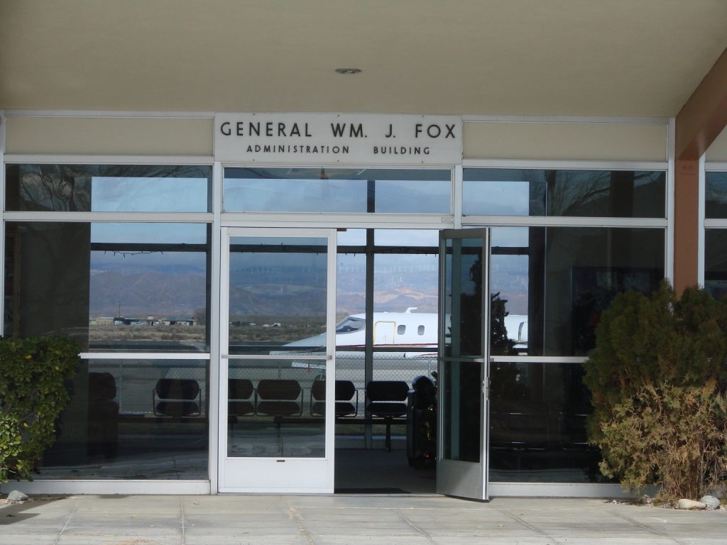 Exterior of the General WM J Fox Administration Building