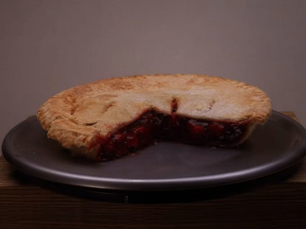 Cherry Pie on display