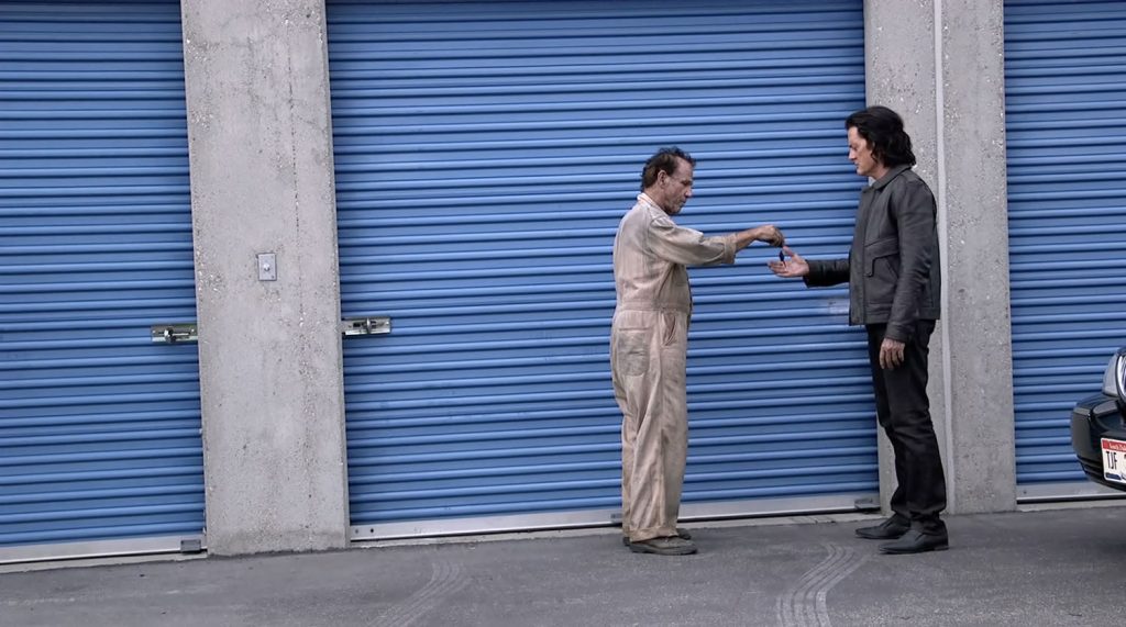 Jack and Mr. C at the Self Storage Unit