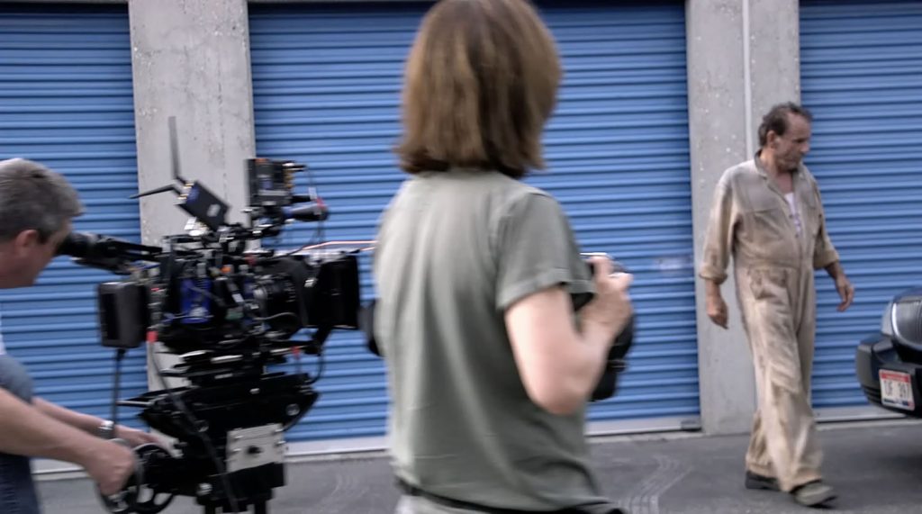 Peter Deming on camera and Suzanne Tenner holding a camera