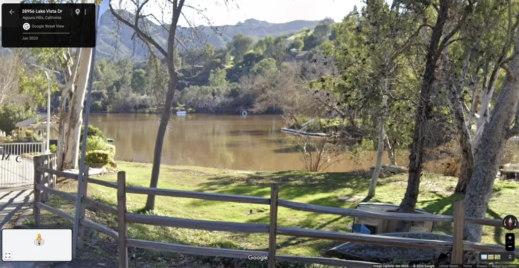 Google Street view of Malibou Lake Mountain Club