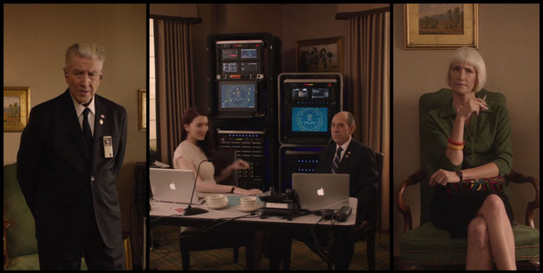 Collage of the FBI Hotel room in Buckhorn, SD