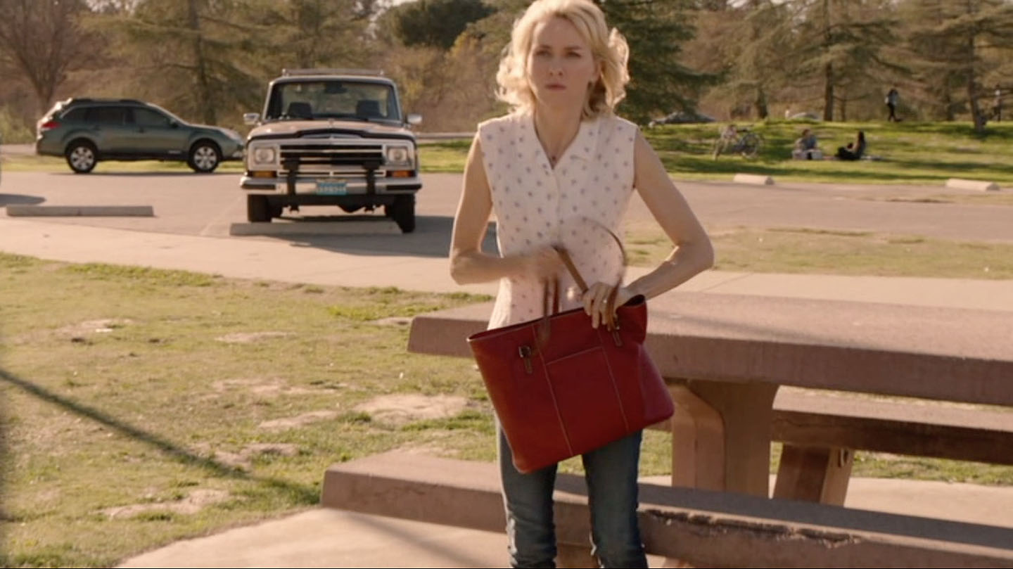 Janey-E With her red handbag at a park
