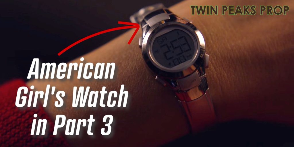 Detail of the American Girl's watch from Twin Peaks Part 3.