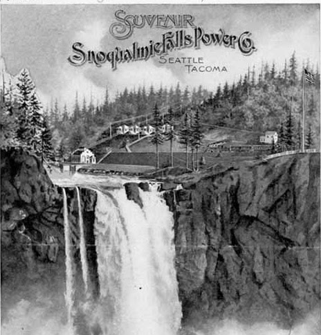 Snoqualmie Falls advertisement 