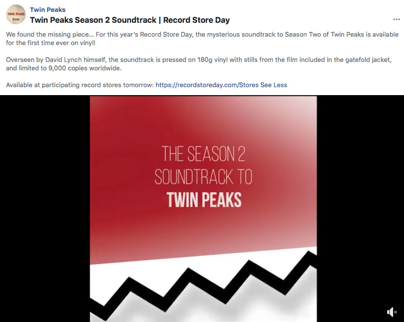 Twin Peaks on Facebook