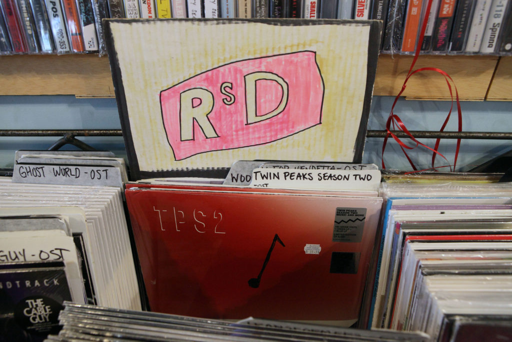 Record Store Day label above Twin Peaks Records