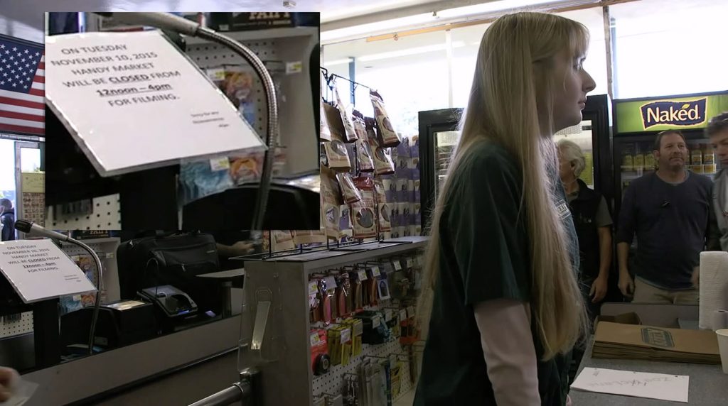 Inside grocery store