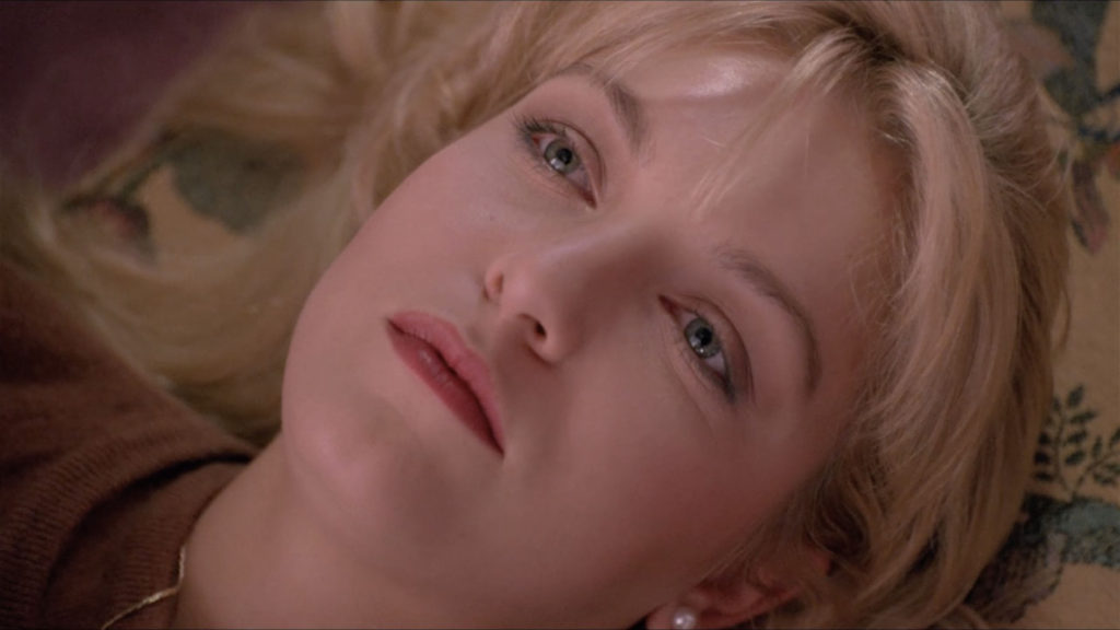 Close up of Laura Palmer's face