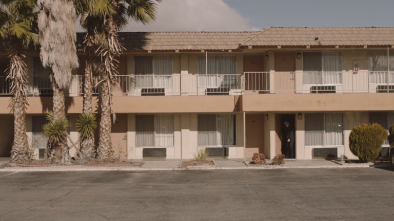 Exterior of a motel