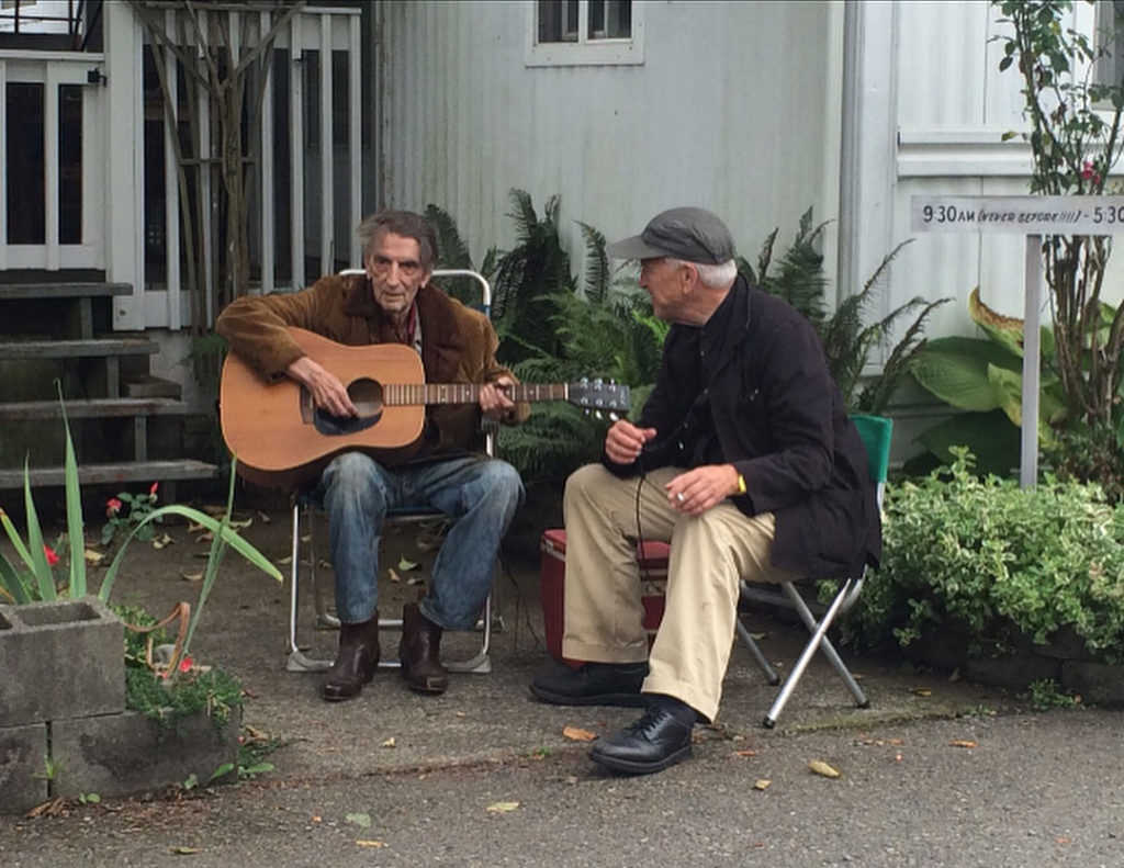 Harry Dean Stanton and David Lynch