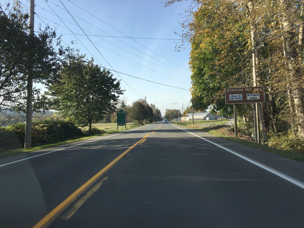 Road lined with trees