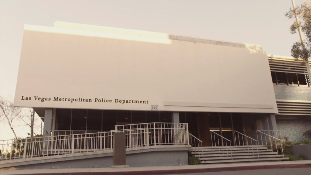 Exterior of the Las Vegas Metropolitan Police Department building