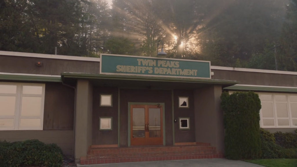 Exterior of the Twin Peaks Sheriff's Department