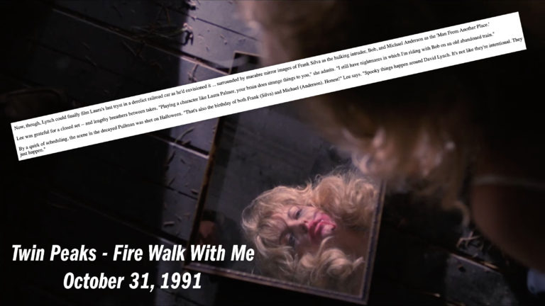 Twin Peaks: Fire Walk With Me on October 31, 1991