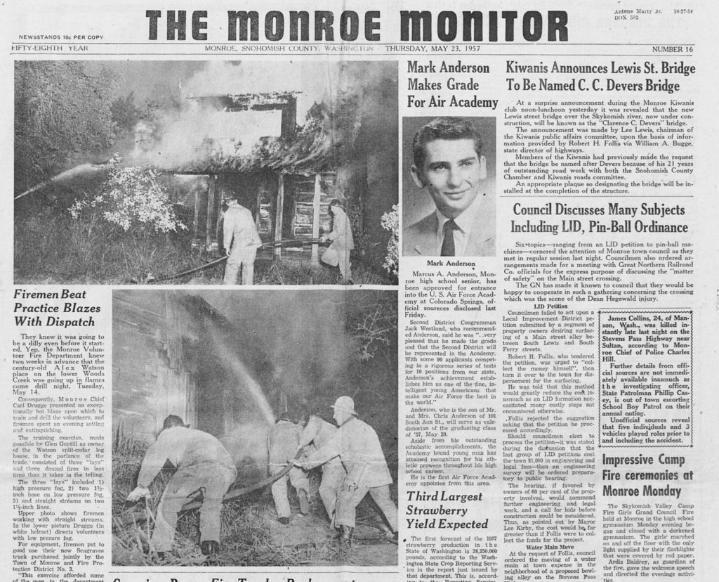 The Monroe Monitor - May 23, 1957