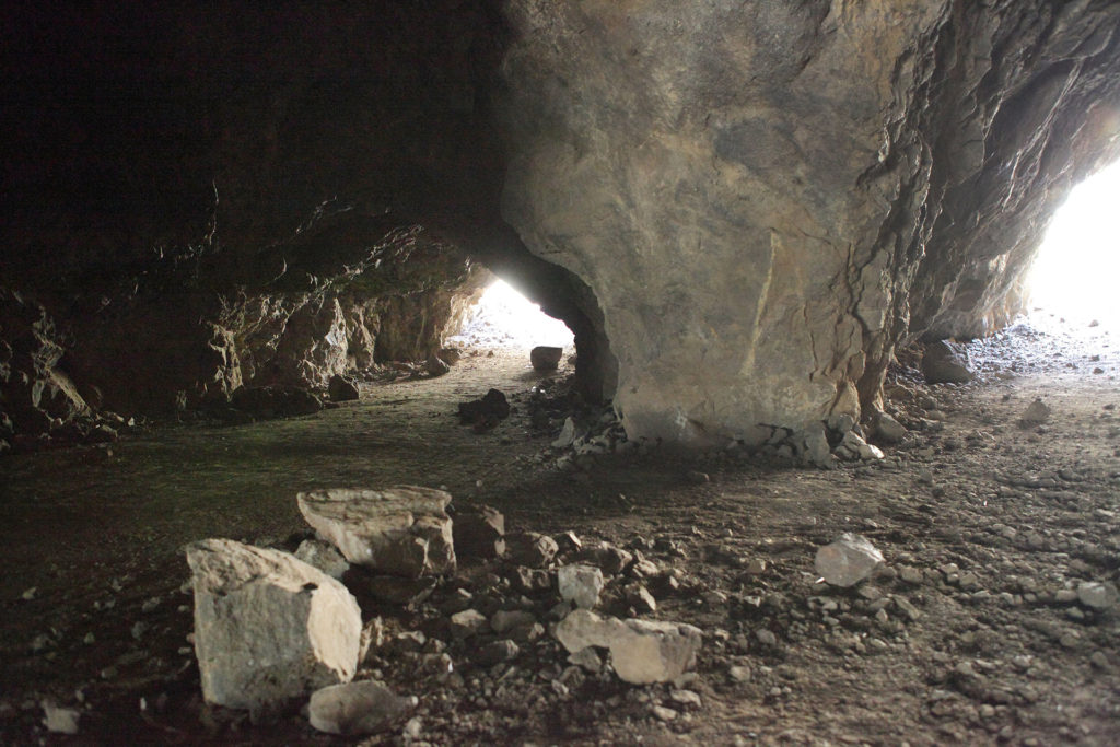 Inside of Bronson Cave