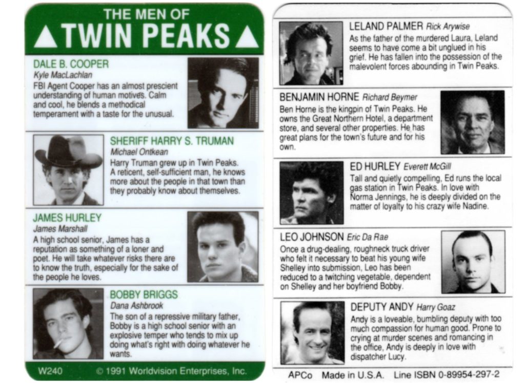 Men of Twin Peaks card
