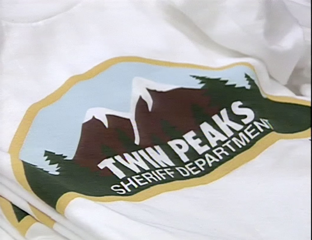 Twin Peaks Sheriff's Department tee from Alpine Blossom and Gift Shoppe in North Bend, Washington