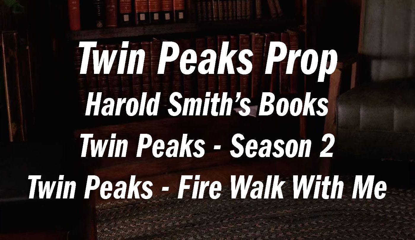 Twin Peaks Prop - Harold Smith's Books | Twin Peaks Blog