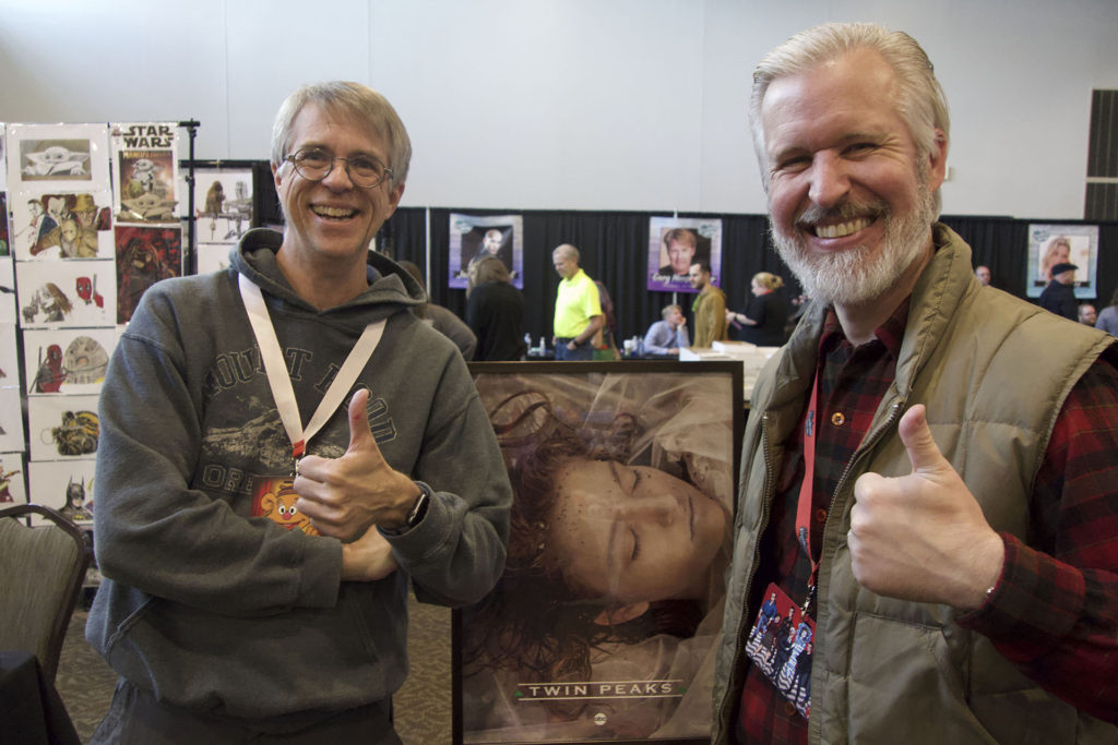 John Thorne and Steven Miller at Fayetteville Comic Show