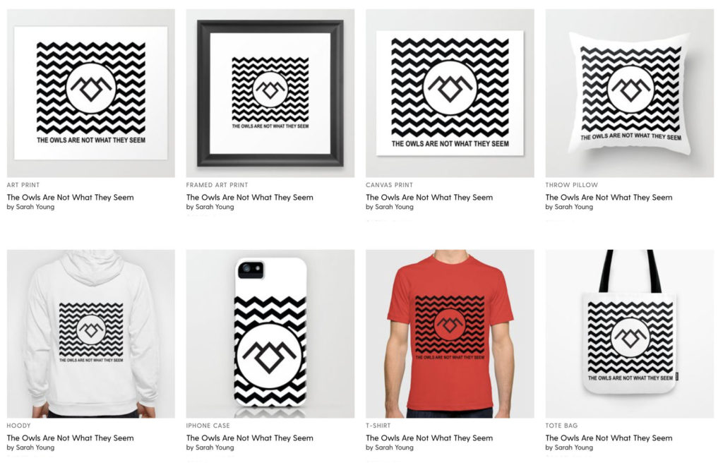 Twin Peaks X Society6 Collection