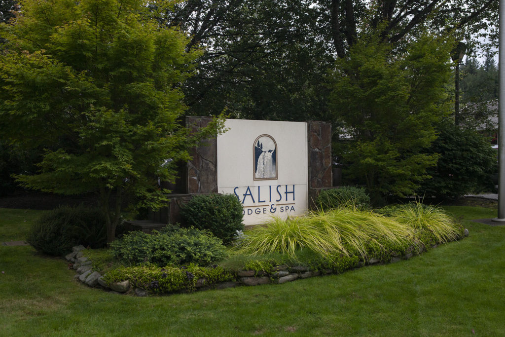 The Salish Lodge Sign