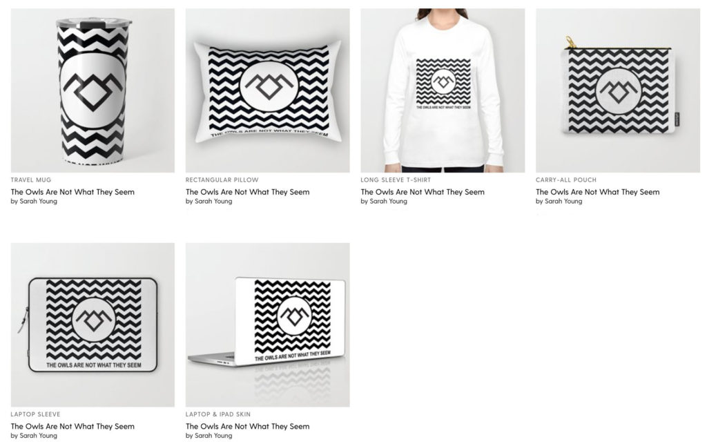 Twin Peaks X Society6 Collection 