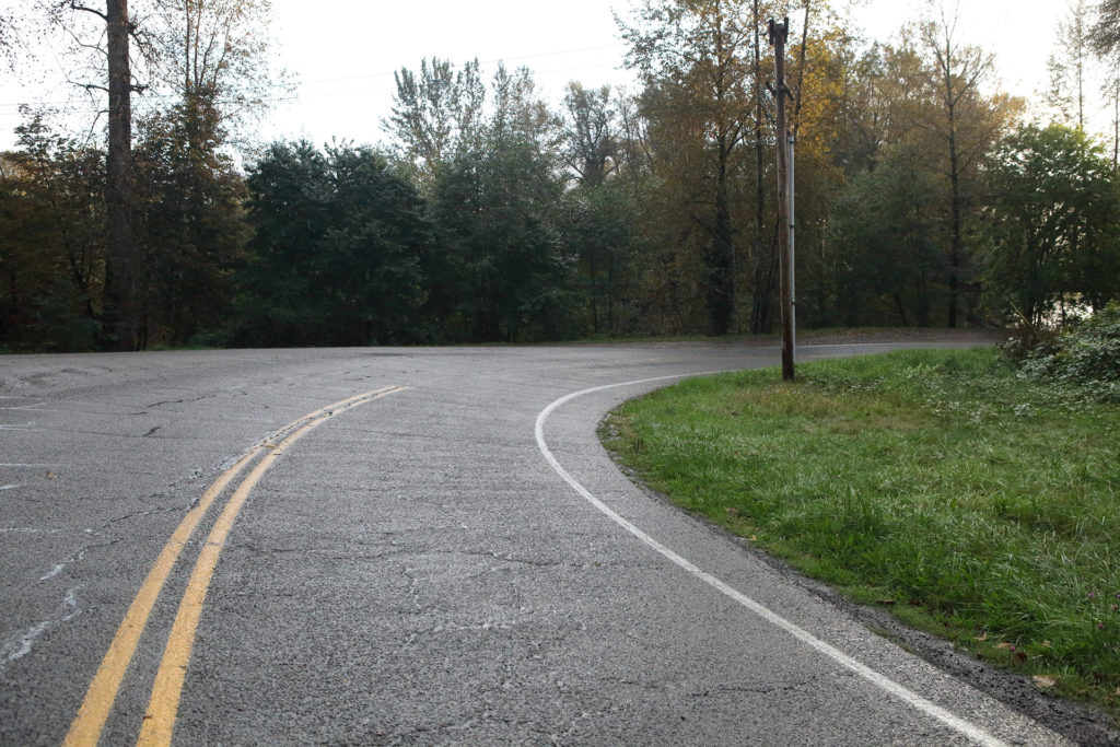 road at SE Reinig Road and 396th Drive SE