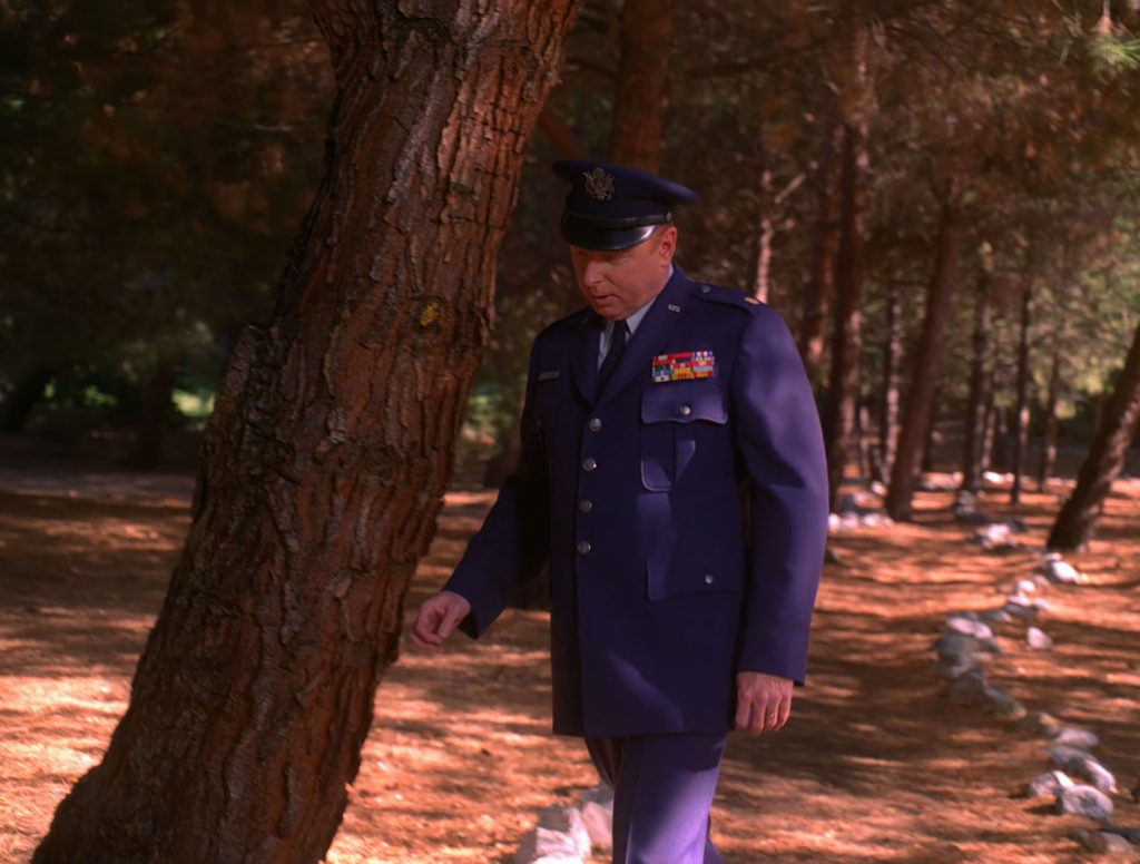 Major Garland Briggs Crossing the Path