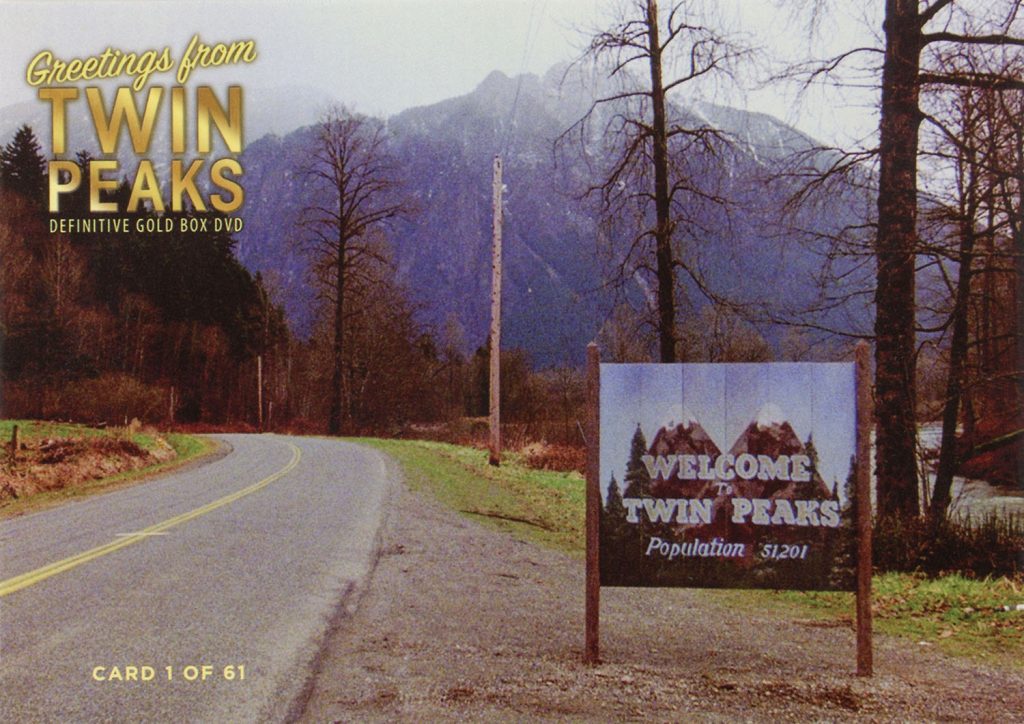 Welcome to Twin Peaks road sign