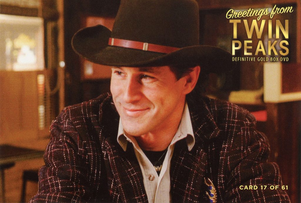 Greetings from Twin Peaks DVD Postcards Sheriff Truman Sitting